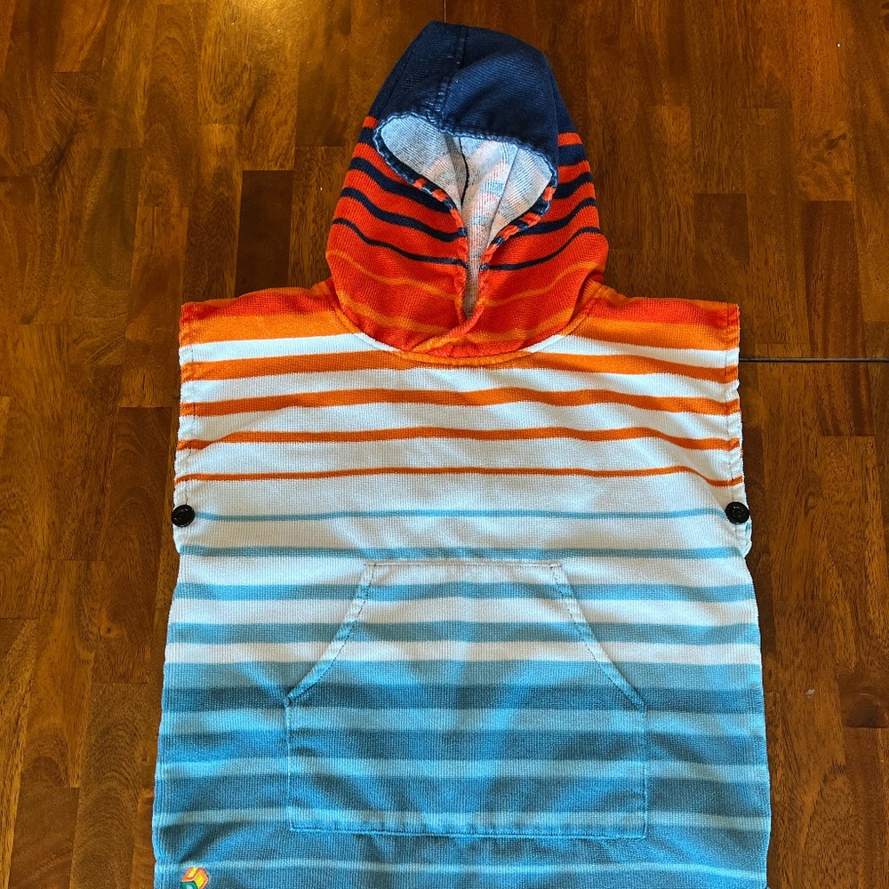 Sun Cube Kids Changing Robe Surf Poncho 3yr-7yr